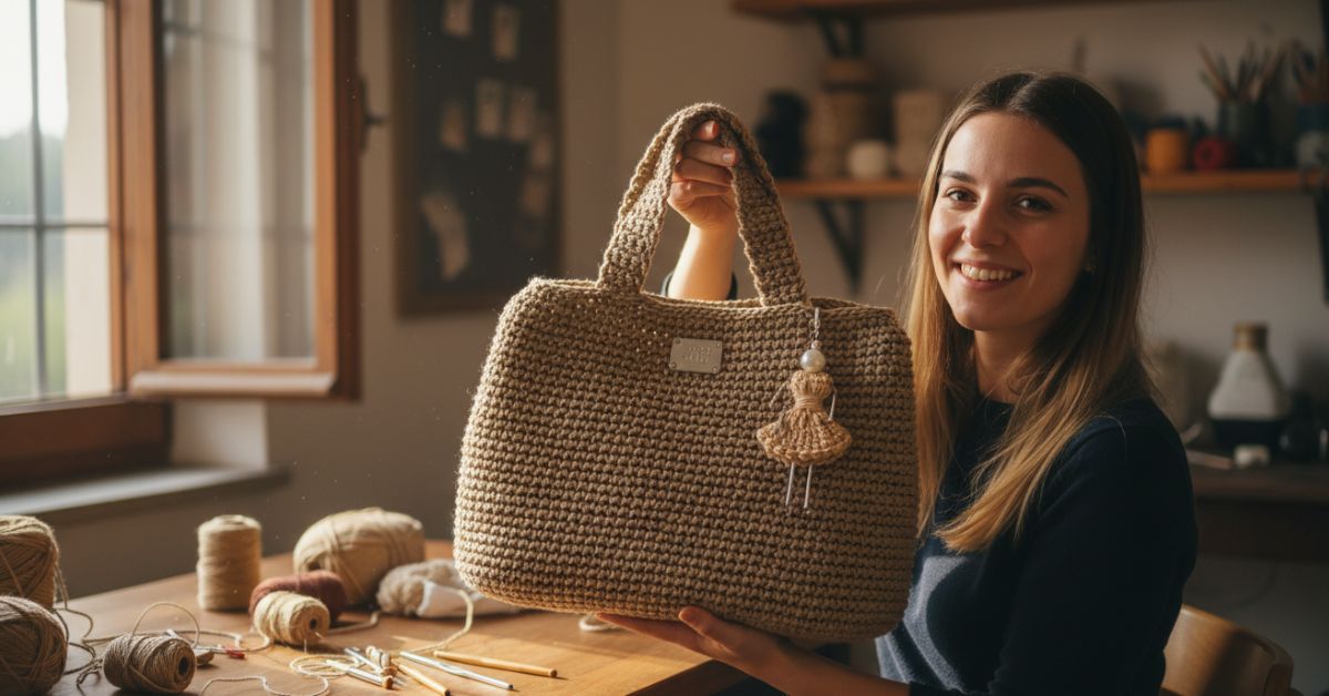 Tutorial Borsa all’Uncinetto: Lo Schema Facilissimo a Maglia Bassa che Sta Spopolando